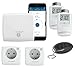 Produktbild Homematic IP Komfortables Starter Set Smart Home Thermostat und Steckdose Alexa kompatibel I Zentrale, Fernbedienung, je 2 x Smart Home Heizkörperthermostat, WiFi-Steckdose mit App Steuerung