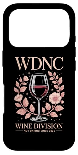 WDNC WINE DIVISION NOT CARING SINCE 2025 C ԕ [A X}zP[X iPhone 17 Pro p