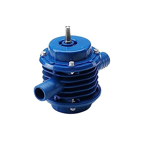 GALPADA Bomba Agua Mini Autocebante Compatible con Taladro Eléctrico para Suministro y Drenaje Duradero Azul