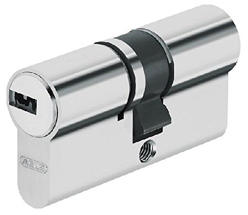 Eurocilindro Abus D6 N 40/60 niquelado de alta precision con 5 llaves de puntos