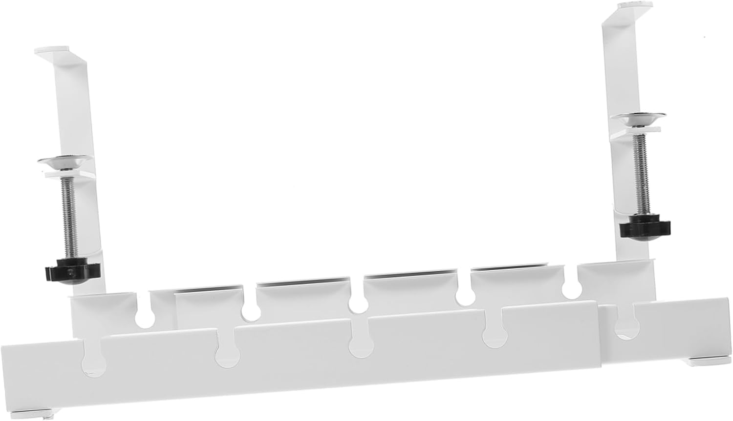 DOITOOL Cable Management Rack Wire Office Desks Under-Desk Cable Organizer Cable Organizer Under Desk Cord Management Under Desk Under The Desk Cable Management Carbon Steel White