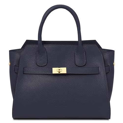 Tuscany Leather Origami - Bolso en Piel para mujer (Azul oscuro) Tuscany Leather Origami - Bolso en Piel para mujer (Azul oscuro)