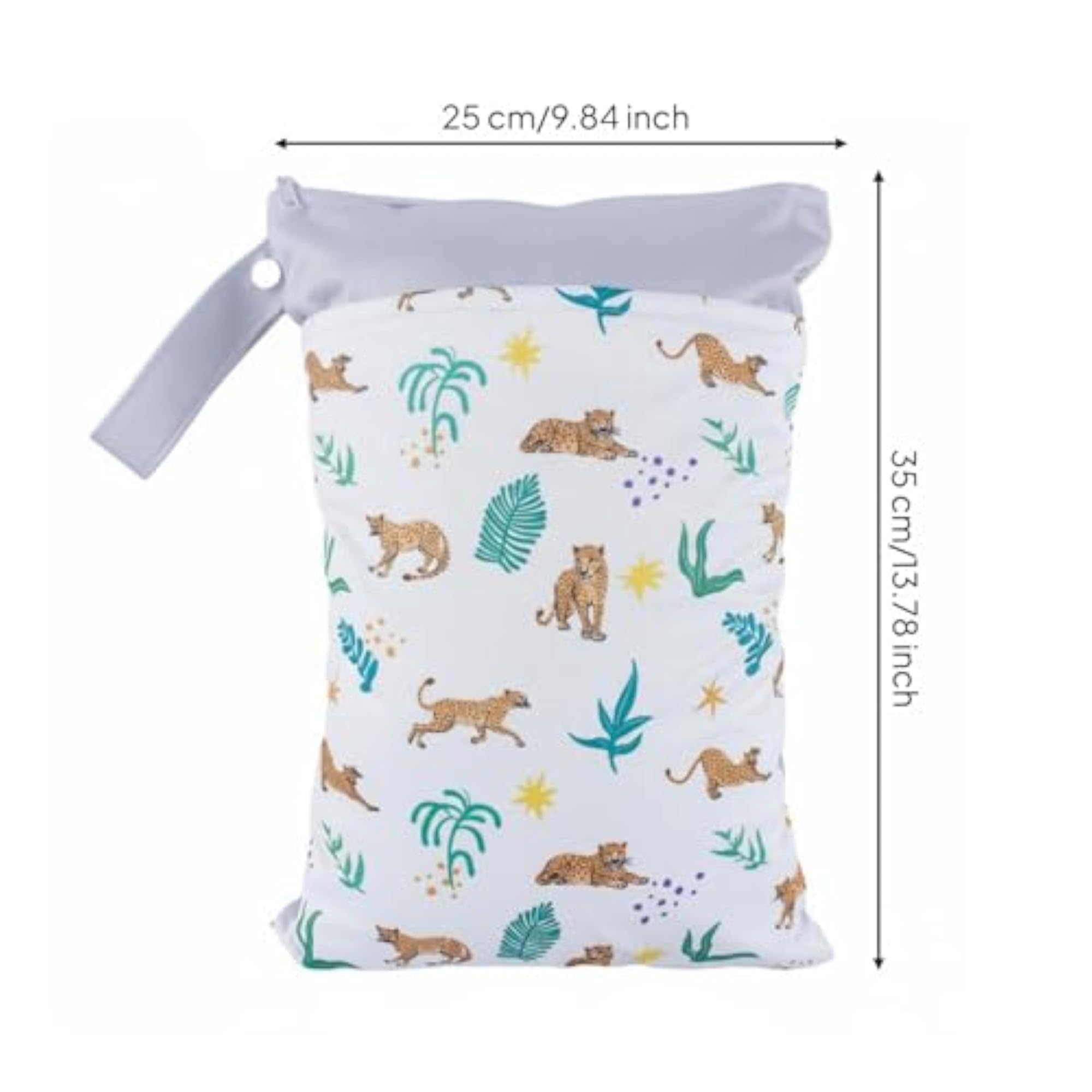 Reusable Wet Dry Bag, Leak-Resistant Diaper Pouch