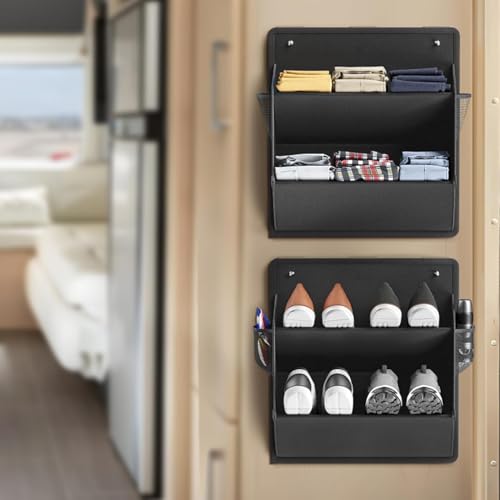 Étagère à chaussures camping-car auto-adhésive pour stopper le désordre au sol en voyage