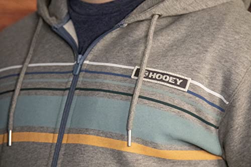 "Horizon" Heather Grey Full Zip Hoody4
