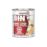 Zinsser 00904 B-I-N Pigmented Shellac Oil Primer-Sealer & Stain Killer, White, 1 Quart