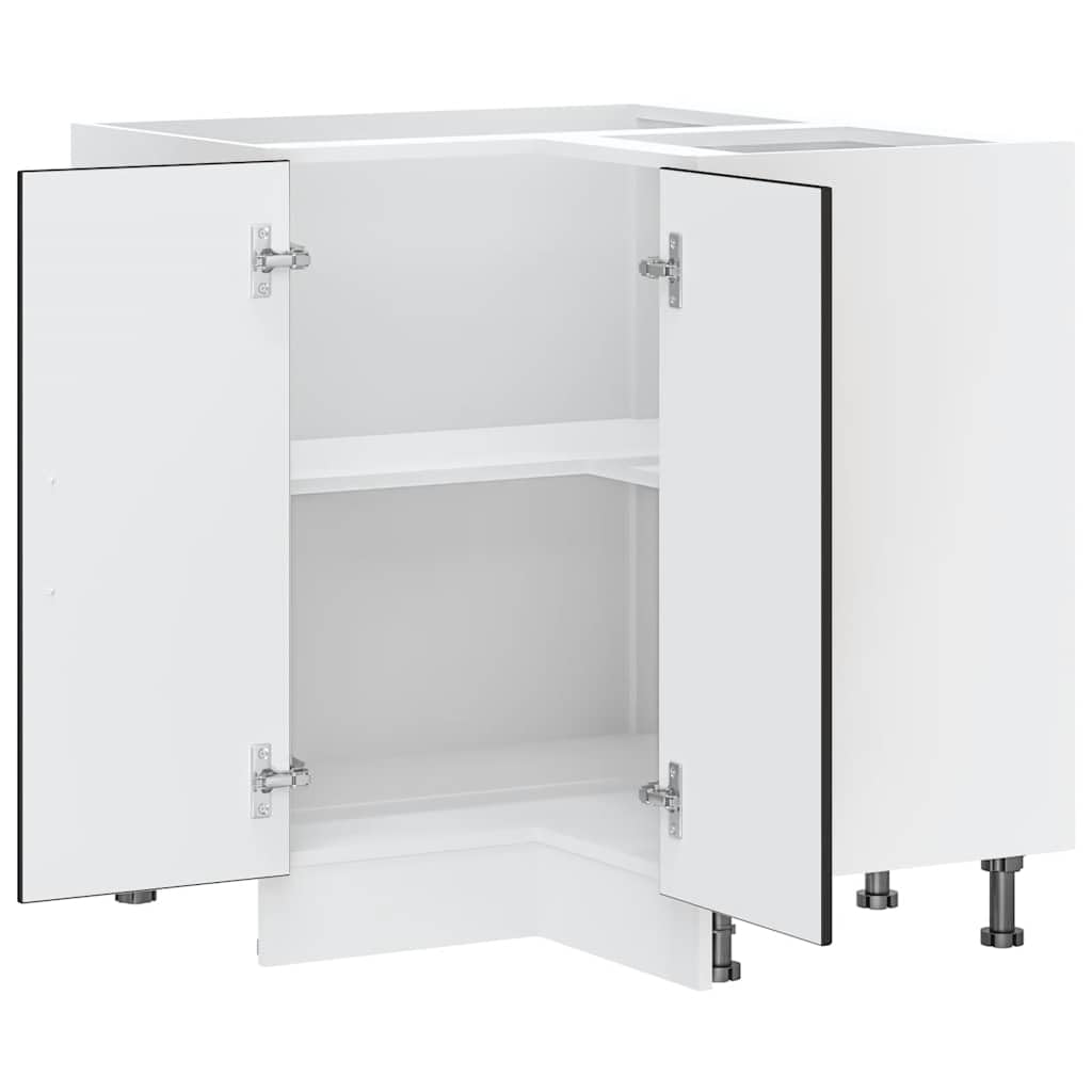 Gecheer Küchen-Eckunterschrank Lucca - 75,5x75,5x81,5 Cm Schwarz