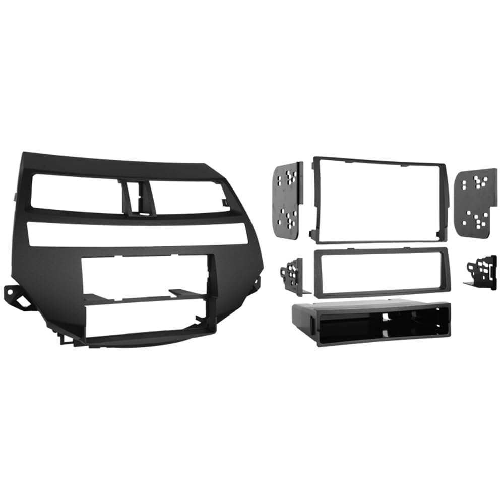 Metra 99-7875 Single/Double DIN Installation Kit for 2008-2009 Honda Accord Vehicles with Dual-Zone Climate Controls