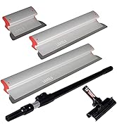 Drywall Skimming Blade Set - 10", 24" & 32" Blades + 37" - 63" Extension Handle | LEVEL5 | Pro-Gr...