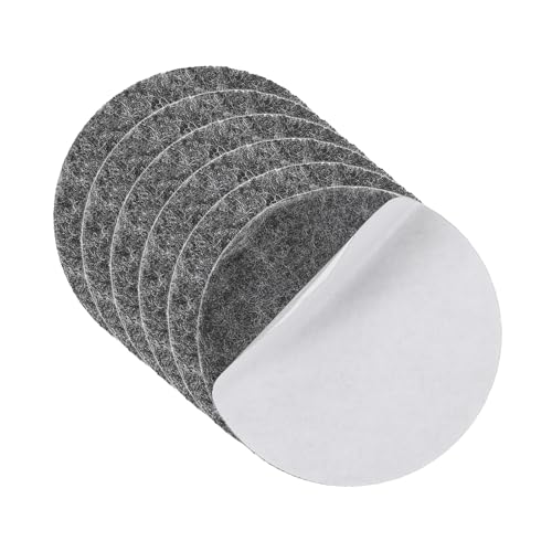 uxcell 6 pcs feutre pour base de lampe 2.5 po dia gris