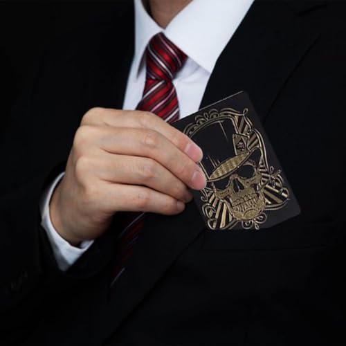 Spielkarten für Erwachsene, Wasserdichte Spielkarten, Pokerkarten PVC Spielkarten | Glatte Spieldecken, Flexible Aluminiumfinish-Karten mit Aufbewahrungsbox Für Party – Bild 5