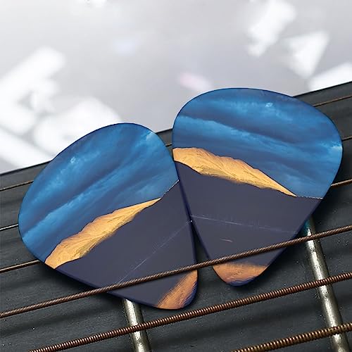 Mountains Lot de 12 médiators tendance et durables dans une boîte pour ukulélé guitare électrique basse - Les Beatles, Paul McCartney, John Lennon, RIngo Starr, George Harrison Mountains Lot de 12 médiators tendance et durables dans une boîte pour ukulélé guitare électrique basse – Image 8