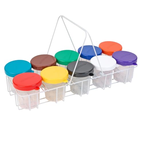 Colorations Paint Cup Caddy for Kids, Holds 10 Cups by Colorations - Used condition - Image 5