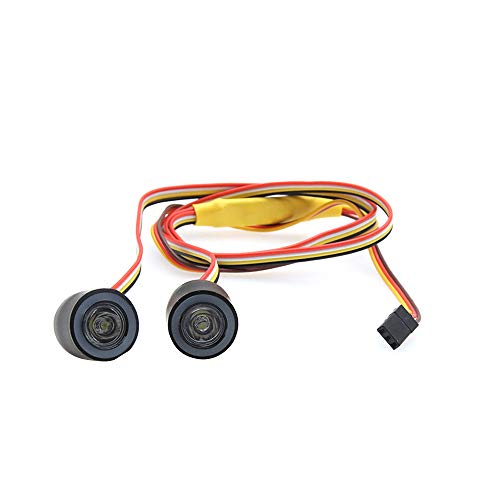 Lechnical Fari a LED Angel Eyes con 12 modalità