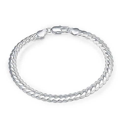 Bracelet en argent 925 de 5mm pour hommes et femmes cherchant un bijou durable