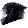 Axor x Altor Apex Smart Bluetooth ECE DOT ISI Certified Full Face Helmet for Bike – Swipe Control, Voice Assistant, Turn-by-Turn Navigation and Dual Visor-Black-XL