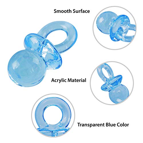 Super Z Outlet SZ020 Mini Acrylic Baby Pacifiers For Baby Shower Decorations thumb #6