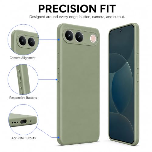 Image of FIRST MART Matte Silicone Back Cover for Vivo S2 - Green
