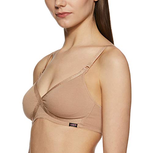 Image of Amante Every de Pink Solid Non-Wired Non Padded Everyday Bra