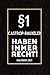 Produktbild §1 Castrop-Rauxeler Haben Immer Recht - Kalender 2021: Lustiger Kalender 2021 Din A5 I Terminkalender 2021 I Buchkalender 2021 I Schönes Geschenk Kollegen & Familie I Schwarze Lederoptik