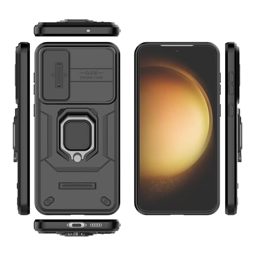 Coque Samsung S23 Plus Asuwish avec protège-caméra et anneau support - 5