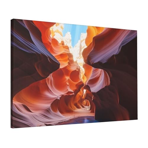 Impression sur toile Antelope Canyon déco murale salon 40x61cm