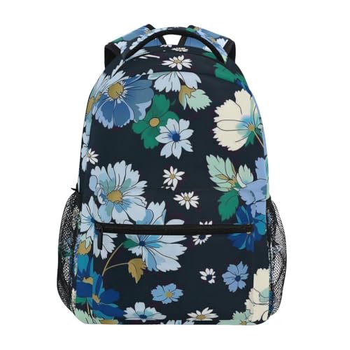 Sac à dos scolaire marguerite abstrait 29x40cm unisexe léger pour enfants