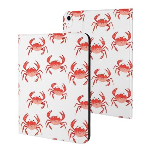 Housse iPad A16 11" crabe rouge pour protéger la tablette au bureau ou en voyage