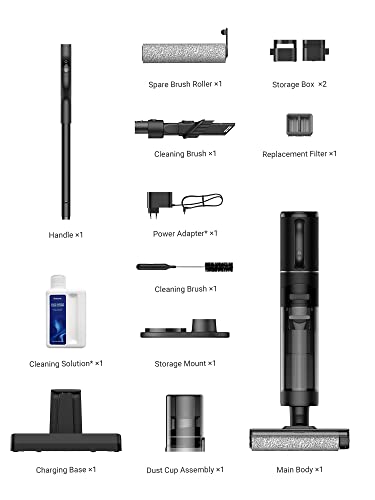 Dreametech Smart Wet Dry Vacuum Cleaner And Cordless Handheld Vacuum All In One, Long Runtime Hardwood Floors Cleaner Mop For Multi-Surface Cleaning, M12 #TOP7