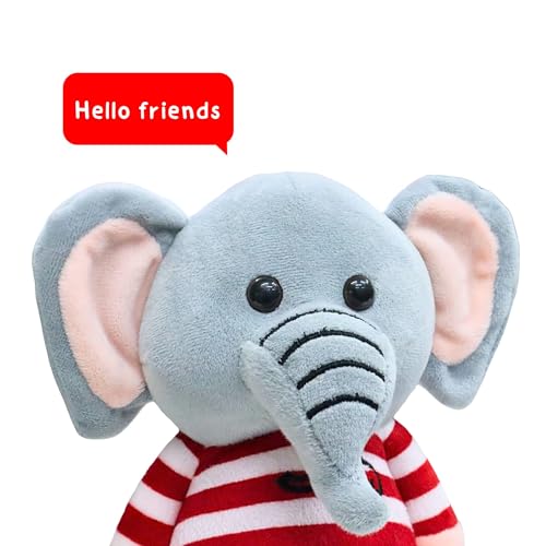 Image of TOYTALES Baby Elephant Plush Soft Toy | Cute Stuffed Animal for Kids, | Soft Toy Elephant for Boys & Girls | Home Decor 20cm (Assorted Colours)