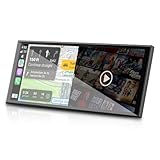 Ottocast Ottoscreen AI, 11.4 Inch Carplay Display Compatible with Netflix/YouTube, Carplay Android Car, Video Display with Rear View Camera 1920 x 720P Touch Screen 5G WLAN Bluetooth for iOS 8+