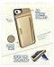 Smartish® iPhone SE Wallet Case - Wallet Slayer Vol. 2 [Slim + Protective + Grip] Credit Card Holder for Apple iPhone SE 2022/2020 & iPhone 7/8 - Goldilocks