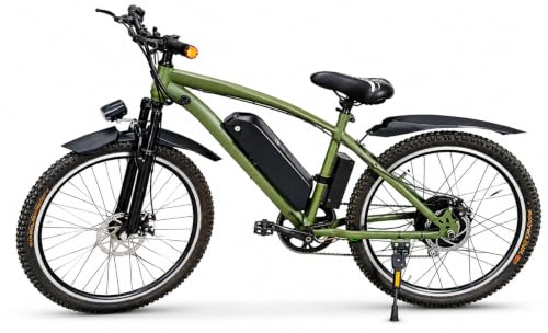 Image of MTNS.ev Garud | Electric Cycle | 250W 36V BLDC Motor | 10Ah Lithium Battery | 22 km Range | 80 Kg Load | 27 inch Tyre | Multicolour