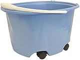 EZ-Glide Bucket On Wheels, 5 gal Capacity, Plastic