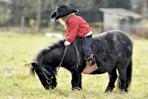 Image of Jastore Baby Boys Girls Cowboy Boots Infant Western Booties Toddler Soft Sole Non-Slip First Walker Crib Shoes