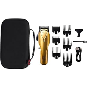 RED Pro Professional Cordless Hair Clipper for Men and Grooming Pouch