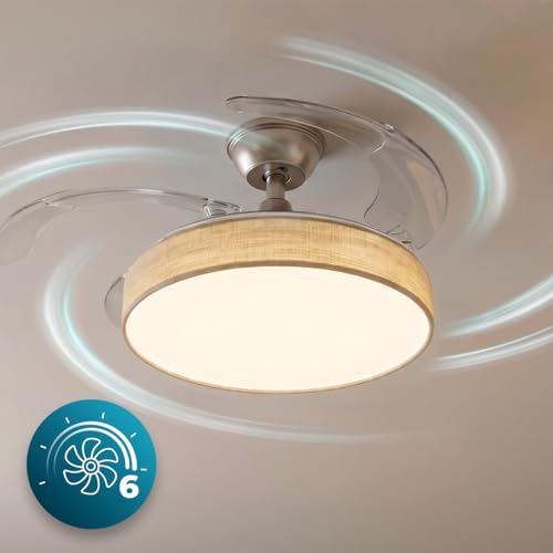 Ventilateur de Plafond avec Lumière Cecotec EnergySilence Aero 3666 91 5cm 6 Vitesses Pales Rétractables Télécommande - vue 7