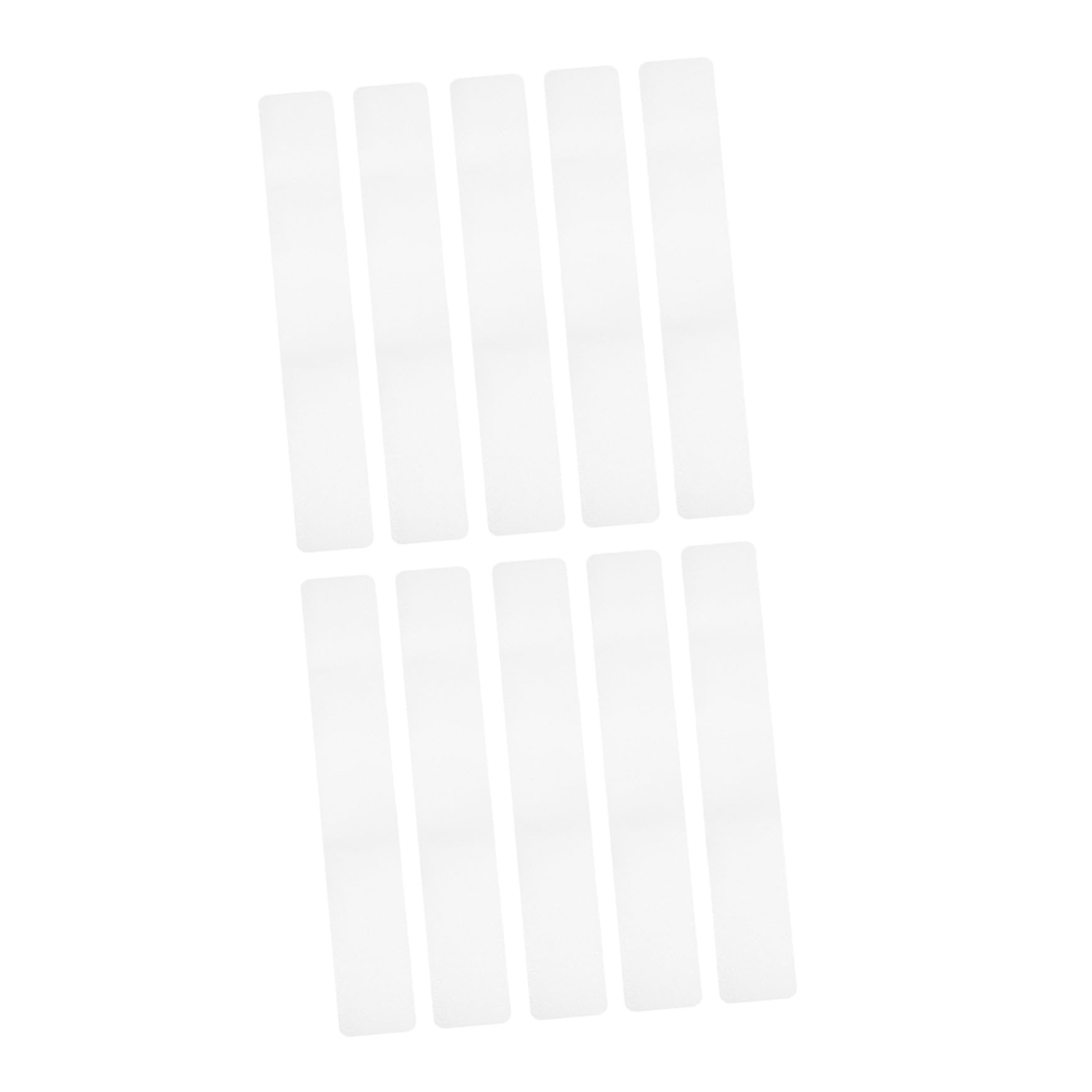 Homoyoyo 10 Tiras Antideslizantes Transparentes para Suelo de Bañera y Escaleras, Cinta Antideslizante de 15x61 Cm en Material Peva, Autoadhesiva, Resistente y Segura para Ducha y Baño