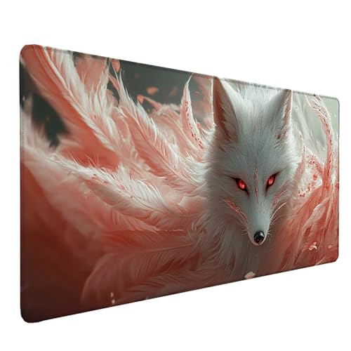 Tapis souris rouge XXL 150 x 80 cm, une idée cadeau femme pour bureau