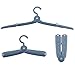 LaiYHe Travel Portable Folding Hanger Multi-Functional Travel Hanger Camping Travel Clothing Drying Cloth Hangers Storage (Blue)