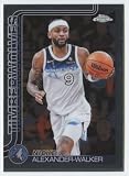 2025-26 TOPPS CHROME #193 NICKEIL ALEXANDER-WALKER MINNESOTA TIMBERWOLVES BASKETBALL OFFICIAL TRADING CARD OF NBA