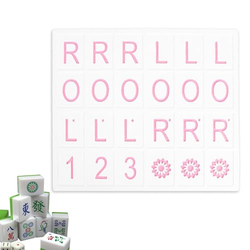 Generisch Mahjong-Brett,Kachelspiel - Solo Mahjong,Für Reisen, Poolparty, Familie, Anfänger, Geburtstag, Unterhaltung Zu Hause Und Outdoor