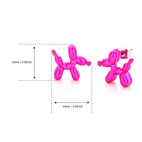 Balloon Dog Stud Earrings2