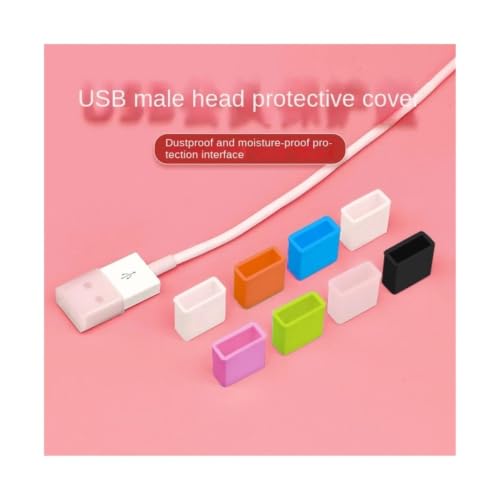 Tapón antipolvo USB de silicona Zovloer contra fallos de carga en cable de datos 5