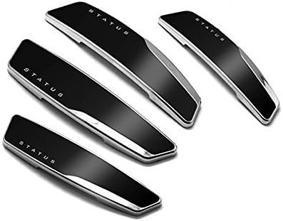 Care N Made® Status Door Guard [ Black ] Set of 4 Pcs for Hyundai Verna Fluidic