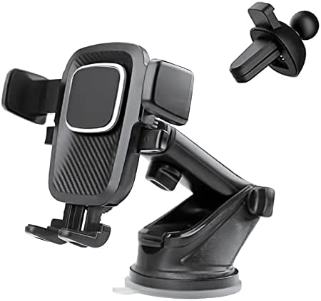 Car Phone Holder,MUROSE Phone Holder for Car【Super Suction】,Adsorbable Windshield、 Instrument Panel、 Vent, Compatible with iPhone 12 11 Pro Max XS X XR 8 SE,Sony,Samsung&All