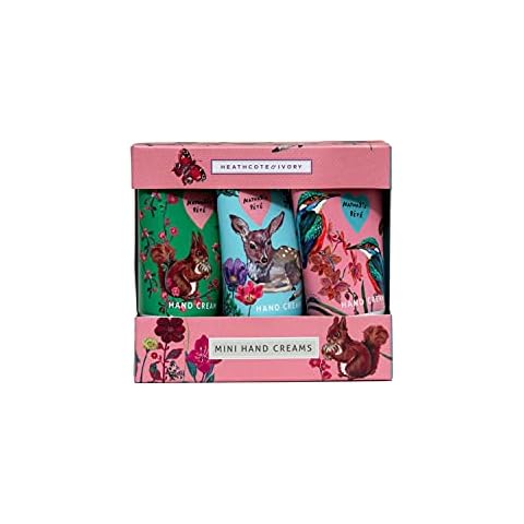 Nathalie Lete Forest Folk Everyday Hand Creams Gift Set | Enriched With Shea Butter | Cruelty Free & Vegan Friendly | Vegan Friendly | Travel Friendly Sizes | 3 x 30ml Cover