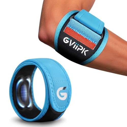 Gviipk 2026 Elbow Brace for Tendonitis and Tennis Elbow for Women Men, Breathable Tennis Elbow Strap...