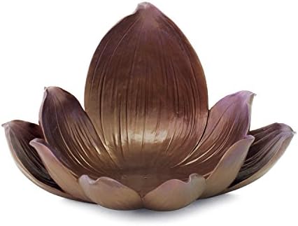 Lotus Candle Holder Flower Bottom Pedestal Incense Burner and Votive T-Light Candle Holder