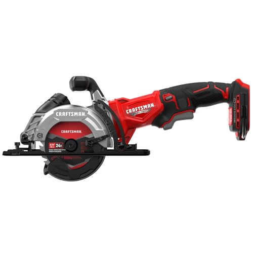 CRAFTSMAN V20 4-1/2 Inch Cordless Circular Saw, Bare Tool Only (CMCS405B) - image 9